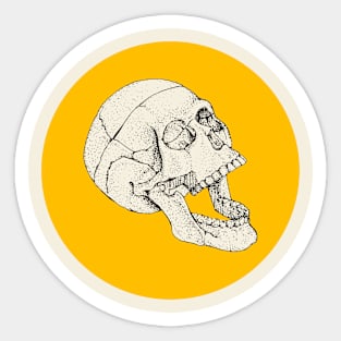 Skull Sunset Sticker